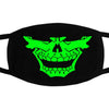 Multi Use Luminous Accessories Mask For Adult Halloween Skull Masks Skeleton PM2.5 Dustproof Skull Half Face Mask