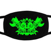 Multi Use Luminous Accessories Mask For Adult Halloween Skull Masks Skeleton PM2.5 Dustproof Skull Half Face Mask