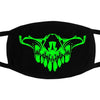 Multi Use Luminous Accessories Mask For Adult Halloween Skull Masks Skeleton PM2.5 Dustproof Skull Half Face Mask