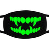 Multi Use Luminous Accessories Mask For Adult Halloween Skull Masks Skeleton PM2.5 Dustproof Skull Half Face Mask