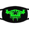 Multi Use Luminous Accessories Mask For Adult Halloween Skull Masks Skeleton PM2.5 Dustproof Skull Half Face Mask