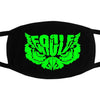 Multi Use Luminous Accessories Mask For Adult Halloween Skull Masks Skeleton PM2.5 Dustproof Skull Half Face Mask