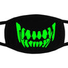 Multi Use Luminous Accessories Mask For Adult Halloween Skull Masks Skeleton PM2.5 Dustproof Skull Half Face Mask