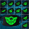 Multi Use Luminous Accessories Mask For Adult Halloween Skull Masks Skeleton PM2.5 Dustproof Skull Half Face Mask