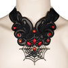 Necklace Halloween Clavicle Lace Bat Necklace Retro Vampire Bat Gothic Lolita Pendant Choker Jewelry Accessories