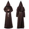 New Arrival Solid Color Christian Coat Priest Robe Monk Puppet Halloween Costume Cosplay Cloak 2019