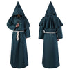 New Arrival Solid Color Christian Coat Priest Robe Monk Puppet Halloween Costume Cosplay Cloak 2019