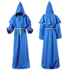 New Arrival Solid Color Christian Coat Priest Robe Monk Puppet Halloween Costume Cosplay Cloak 2019