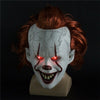 New Halloween LED Glowing Eyes Clown Mask Cosplay Costume Props Party Mask for Halloween Horror Clown Joker Halloween Mask Party
