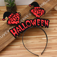 New Halloween Pumpkin Spider Headband Witch Hat Dress Elegant Party Costume Cap For Children's Party Toys Caps Cosplay