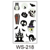 New Style Cute Funny Halloween Cartoon Luminous Eco-friendly Tattoo Waterproof Safety Sticker