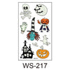 New Style Cute Funny Halloween Cartoon Luminous Eco-friendly Tattoo Waterproof Safety Sticker