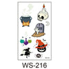 New Style Cute Funny Halloween Cartoon Luminous Eco-friendly Tattoo Waterproof Safety Sticker