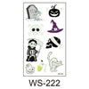 New Style Cute Funny Halloween Cartoon Luminous Eco-friendly Tattoo Waterproof Safety Sticker