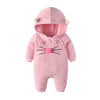 Newborn Baby Clothes Overalls Kawaii Cartoon Baby Girl And Boy Clothes Buttons Zipper Infant Winter Clothes Baby Romper Costume
