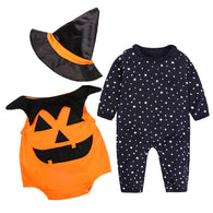 Newborn Boy Clothes Star Pumpkin Romper Halloween Outfits Costume Set Kawaii Winter Baby Girl Infant Clothing Baby Outfit Suit