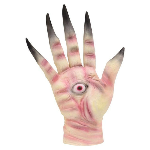 Pans Labyrinth Pale Man Cosplay Costume Props Creepy Latex Gloves For Adults Party Supplies Halloween Decoration Makeup Props