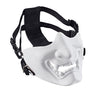 Prajna Halloween Ball Devil Horror Female Adult Male Grimace Half Face Tactical Mask Game Cosplay Outdoor Mask Samurai Mask #10