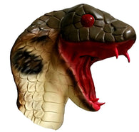 Realistic Snake Latex Mask Cobra Snake Horror Animal Head Halloween Mask Costume Carnival Fancy Dress up