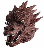 Scary Dragon Mask Latex Animal Head Monster Horror The Hobbit Oversize Masterpiece Smaug Mask Halloween