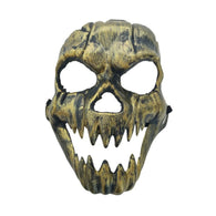 Scary Ghost Skull Skeleton Party Antique Mask Hollow Mouth Eyes Full Face Mask Army Games for Halloween Cosplay Party Decor