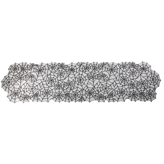 Spider Web Net Black Halloween Tablecover Lace Halloween Easter Festival Tablecloth For Parties Event Decor & Dinner New 2018