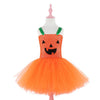 Toddler Kids Baby Girls Halloween Cosplay pumpkin Tutu Dress Party Clothes Children's Clothing Tutu Dresses for Girls Party Gown