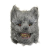 Vibrating sound evil bloody Halloween scare killer mask rabbit scary mask costume ball prank PVC plush toy cos