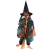 Witch Hanging Decoration Halloween Props Large Voice Control Ride Broom Witch Hanging Decoration With Sound And Red Light