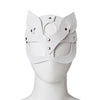 Women Sexy Mask Half Eyes Cosplay Face Cat Leather Mask Halloween Party Cosplay Mask Masquerade Ball Fancy Masks