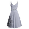 Women's Plus Size Halloween Mini Dresses Woman Party Night Sexy Sequins Print  Sleeveless Sling Club Dress Vintage Dresses #B